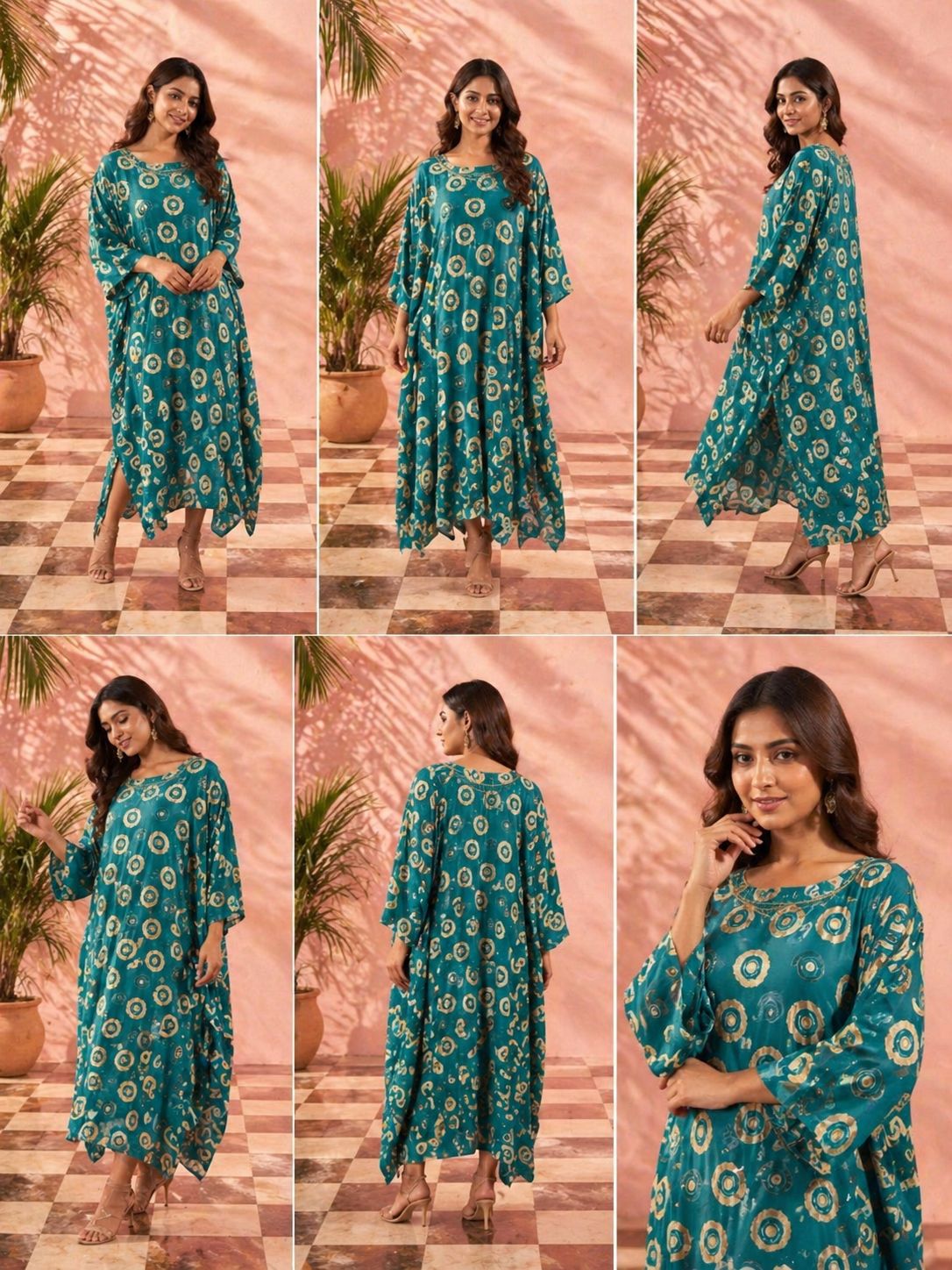 Rayon premium kurta (green)