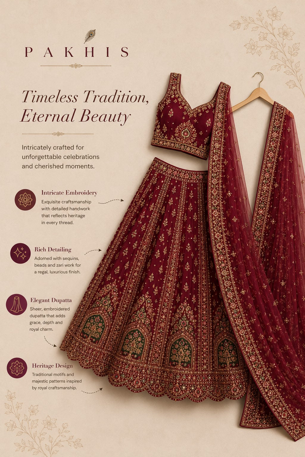 Pure Bridal Lehenga